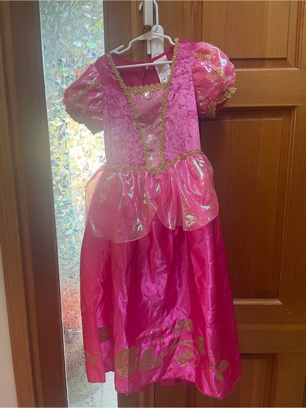 Pink princess Halloween costume sz medium